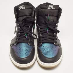 Pre Owned Air Jordan Multicolor Leather Jordan 1 Retro All-Star Chameleon Sneakers Size 42.5