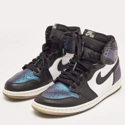Pre Owned Air Jordan Multicolor Leather Jordan 1 Retro All-Star Chameleon Sneakers Size 42.5
