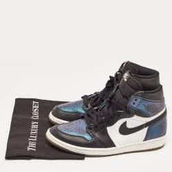 Pre Owned Air Jordan Multicolor Leather Jordan 1 Retro All-Star Chameleon Sneakers Size 42.5