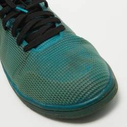 Pre Owned Air Jordans Green Rubber Jordan 1 Retro 4Lab1 Tropical Teal Sneakers Size 47.5