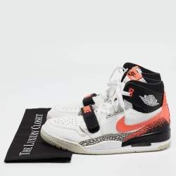 Air Jordans Multicolor Leather Jordan Legacy 312 Tech Challenge 2 Hot Lava Sneakers Size 43
