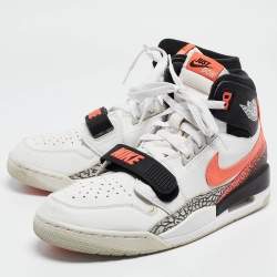 Air Jordans Multicolor Leather Jordan Legacy 312 Tech Challenge 2 Hot Lava Sneakers Size 43