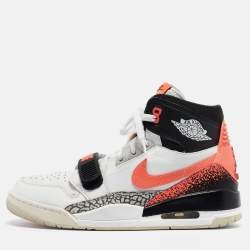 Air Jordans Multicolor Leather Jordan Legacy 312 Tech Challenge 2 Hot Lava Sneakers Size 43