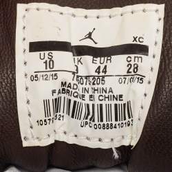Air Jordans Brown Leather Jordan 1 Retro Pinnacle Baroque Brown Sneakers Size 44