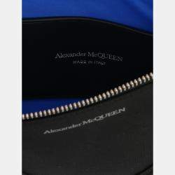 مملوكة مسبقًا حقيبة كلتش ألكسندر ماكوين حزام أسود