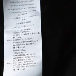 Pre Owned Alexander McQueen Black Skull Print Cotton Dancing Skeleton Embroidery T-Shirt XL