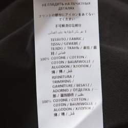 Pre Owned Alexander McQueen Black Cotton Skull Print T-Shirt XL