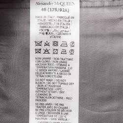 Alexander McQueen Grey Wool Blazer and Pants Suit S