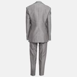 Alexander McQueen Grey Wool Blazer and Pants Suit S