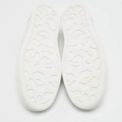 Pre Owned حذاء رياضي ألكسندر ماكوين بلومسول سطح حجم 43 أبيض قماش عنق منخفض