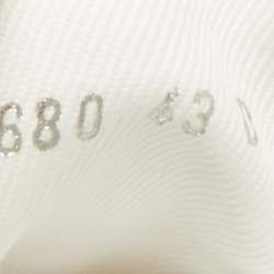 Pre Owned حذاء رياضي ألكسندر ماكوين بلومسول سطح حجم 43 أبيض قماش عنق منخفض