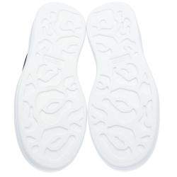 مملوكة مسبقًا حذاء رياضي أليكساندر ماكوين جلد أبيض كبير مقاس أوروبي 41