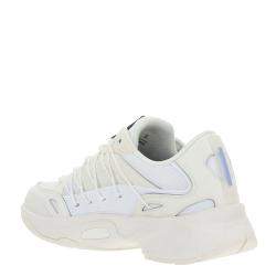 مملوكة مسبقًا حذاء رياضي أليكساندر ماكوين إم سي كيو أبيض كبير الحجم مقاس إيطالي 40