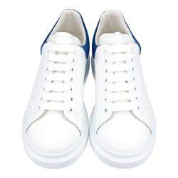 Alexander McQueen White/Blue Men's Oversized Sneaker EU 44.5