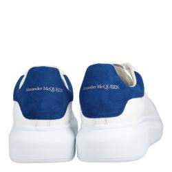 Alexander McQueen White/Blue Men's Oversized Sneaker EU 44.5