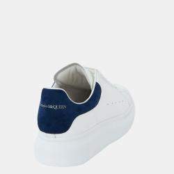 Alexander McQueen White/Paris Blue Oversized Sneakers Size EU 43
