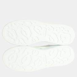 Alexander McQueen White Lead Crocodile Oversized Sneaker EU 41.5