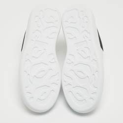Alexander McQueen White/Black Leather Larry Sneakers Size 41