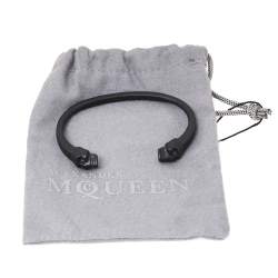 Pre Owned سوار أليكساندر ماكوين لون أسود أيقونة جمجمة توين 