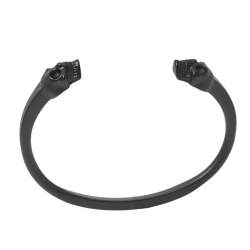 Pre Owned سوار أليكساندر ماكوين لون أسود أيقونة جمجمة توين 