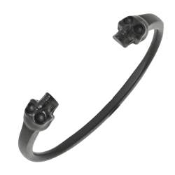 Pre Owned سوار أليكساندر ماكوين لون أسود أيقونة جمجمة توين 