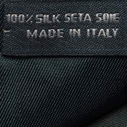 Pre Owned Alexander McQueen Navy Blue Skull Silk jacquard Tie