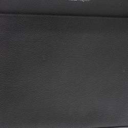 Pre Owned Alexander McQueen Black Leather Half Zip Pouch