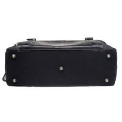 Samsonite Black Label Alexander McQueen Leather And Canvas Boarding Bag