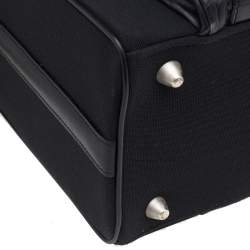 Samsonite Black Label Alexander McQueen Leather And Canvas Boarding Bag