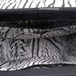 Samsonite Black Label Alexander McQueen Leather And Canvas Boarding Bag
