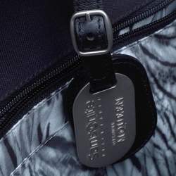 Samsonite Black Label Alexander McQueen Leather And Canvas Boarding Bag