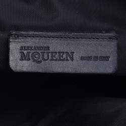 Alexander Mcqueen White Skull Printed Coated Canvas Zip Pouch