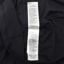 Alexander McQueen Navy Blue Jersey Logo Crew Neck T-Shirt S