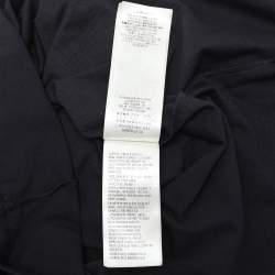 Alexander McQueen Navy Blue Jersey Logo Crew Neck T-Shirt S