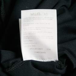 Pre Owned Alexander McQueen Navy Blue Cotton Pique Harness Polo T-Shirt XL