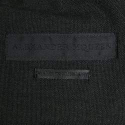 Alexander McQueen Grey Wool Button Front Jacket XXL