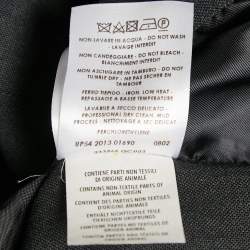 Alexander McQueen Grey Wool Button Front Jacket XXL
