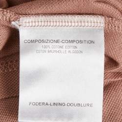 Alexander McQueen Pale Pink Cotton Pique Polo T-Shirt M