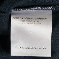 Alexander McQueen Grey Cotton Pique Polo T-Shirt S