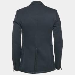 Pre Owned Alexander McQueen Navy Blue Wool Single Breasted Blazer M