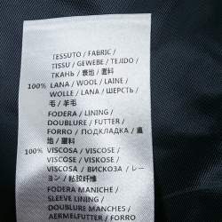 Pre Owned Alexander McQueen Navy Blue Wool Single Breasted Blazer M