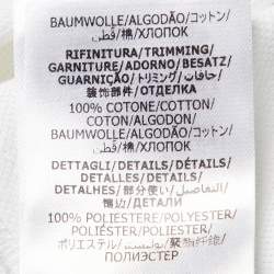 Pre Owned Alexander McQueen White Logo Harness Cotton Pique Polo T-Shirt XXL
