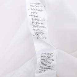 Pre Owned Alexander McQueen White Cotton Harness Shirt XS