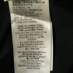 Alexander McQueen Black Cotton Harness Detail Shirt L