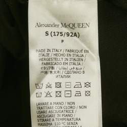 Alexander McQueen Black Skull Print Jersey T-Shirt S