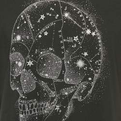 Alexander McQueen Black Skull Print Jersey T-Shirt S