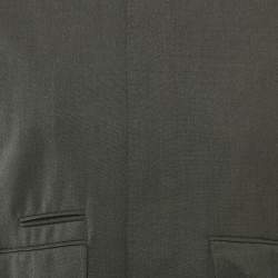 Alexander McQueen Grey Wool Button Front Jacket XXL