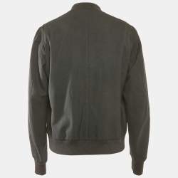 Alexander McQueen Grey Wool Button Front Jacket XXL