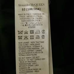 Pre Owned Alexander McQueen Black Wool Trousers XL