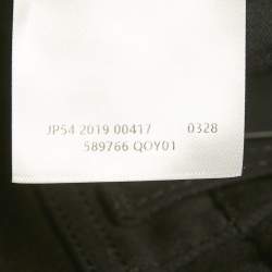 Pre Owned Alexander McQueen Black Logo Embroidered Denim Shorts L Waist 33"